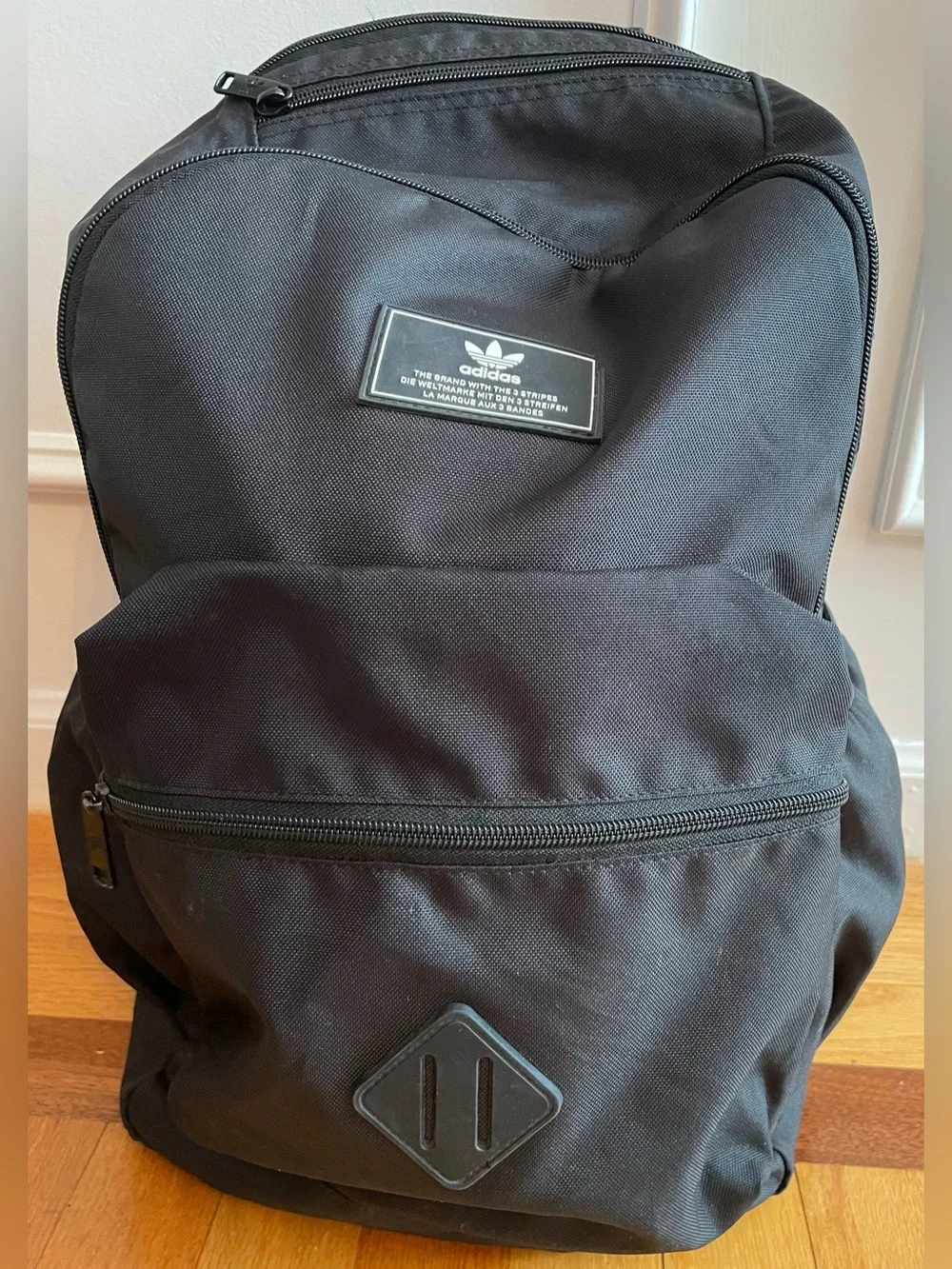 Adidas Black Backpack / Padded Laptop Pocket
